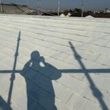 屋根塗装工事・今回は遮熱塗料を使用します。